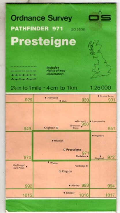 Pathfinder Sheet 971 Prestigne : Ordnance Survey