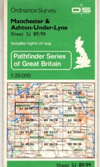 Pathfinder Sheet SJ 89/99 Manchester & shton-Under-Lune : Ordnance Survey