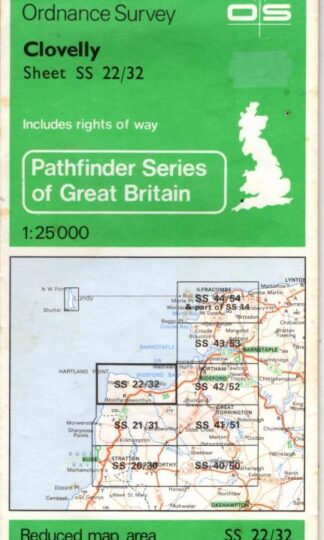 Pathfinder Sheet SS 22/32 Clovelly : Ordnance Survey
