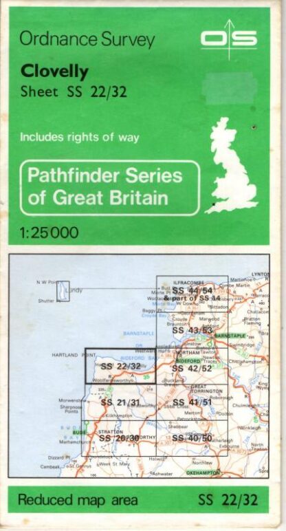Pathfinder Sheet SS 22/32 Clovelly : Ordnance Survey
