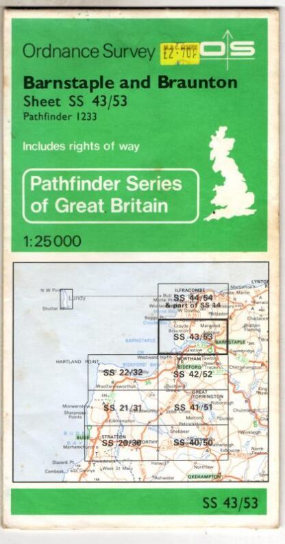 Pathfinder Sheet SS 43/53 Barnstaple & Braunton : Ordnance Survey