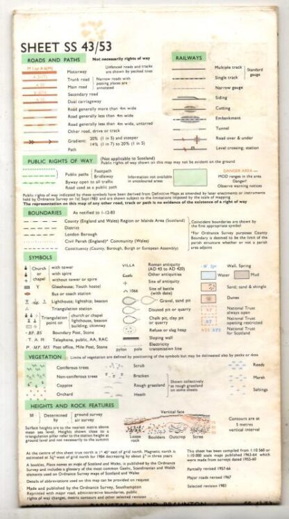 Pathfinder Sheet SS 43/53 Barnstaple & Braunton : Ordnance Survey - Image 2