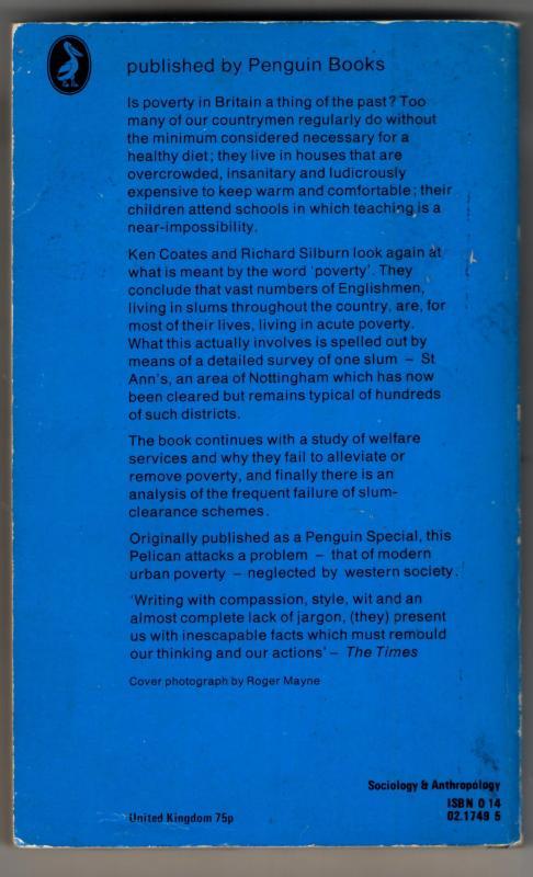 Poverty: The Forgotten Englishmen: The Forgotten Englishman (Pelican S.) : Ken Coates and Richard Silburn - Image 2