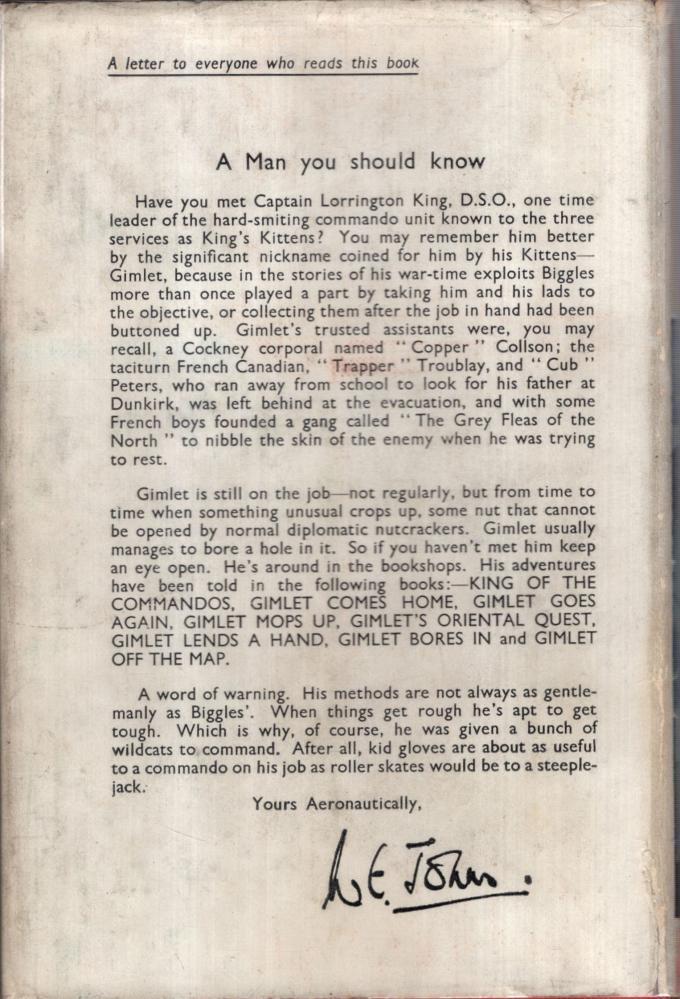 Biggles Takes A Holiday : Captain W.E. Johns - Image 2