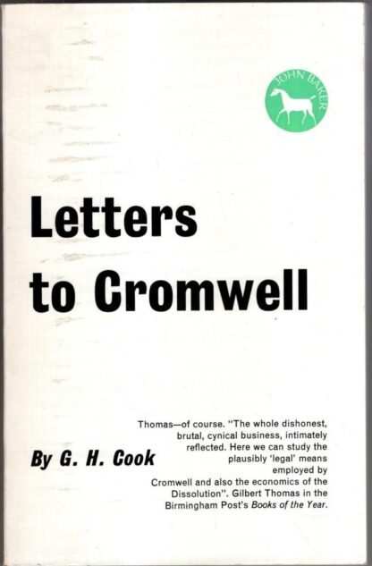 Letters to Cromwell on the suppression of the monasteries : George Henry Cook