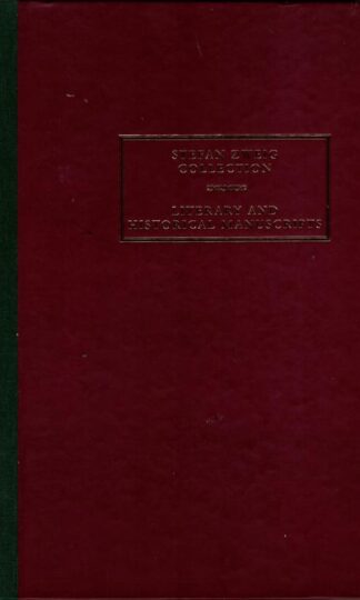 The British Library Stefan Zweig Collection: Catalogue of the Literary and Historical Manuscripts : N/a