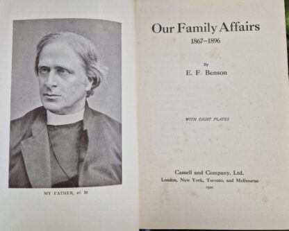 Our Family Affairs (1867-1896) : E. F. Benson - Image 2