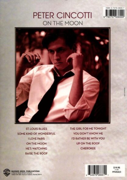 Peter Cincotti -- On the Moon: Piano/Vocal/Chords : Peter Cincotti - Image 2
