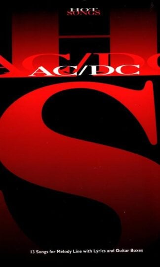 13 songs of melody line with lyrics and guitar boxes (Hot songs) : AC/DC