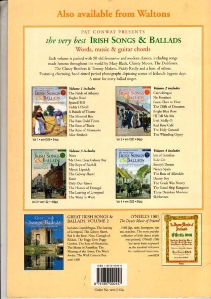 Great Irish Songs And Ballads Volume 1: Piano, Vocal & Guitar Chords : Waltons Publishing - Image 2