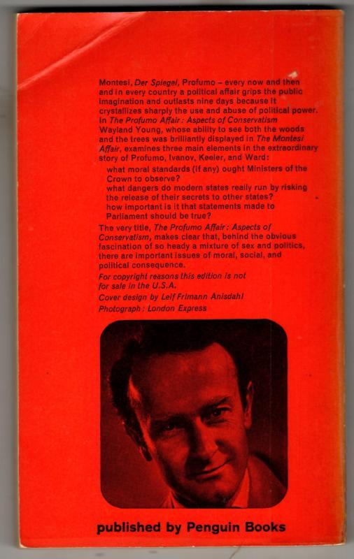 The Profumo Affair. Aspects of Conservatism : Wayland Young - Image 2
