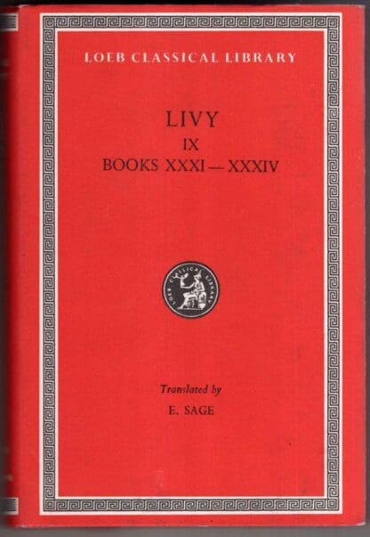 IX Books XXXI - XXXIV:Livy
