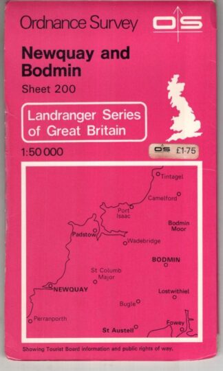 Newquay and Bodmin: Landranger 200:Ordnance Survey