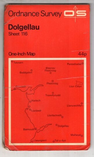 Dolgellau Sheet 116 One-inch map:Ordnance Survey