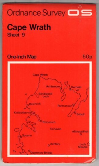 Cape Wrath Sheet 9 One-inch map:Ordnance Survey
