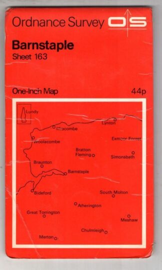 Barnstaple Sheet 163 One-inch map:Ordnance Survey