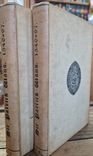 Correspondence of Sir Patrick Waus (2 vols) : R. V. Agnew (ed)