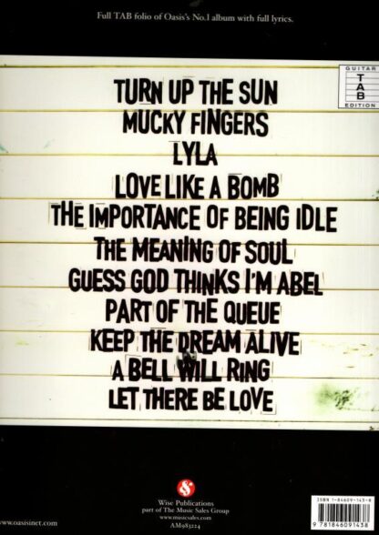 Oasis: Don't Believe The Truth (TAB) : Oasis - Image 2