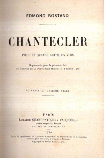 Chantecler : Edmond Rostand - Image 2