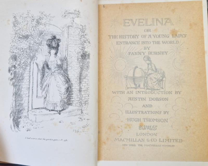 Evelina Illustrated by Hugh Thomson : Fanny Burney - Image 2
