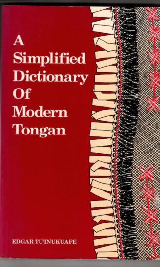 Simplified Dictionary Of Modern Tongan : University of Hawai'i Press