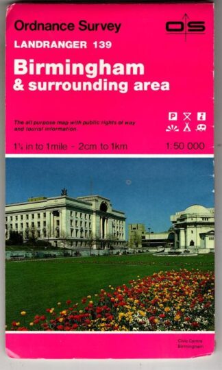 Landranger Sheet 139 Birmingham : Ordnance Survey