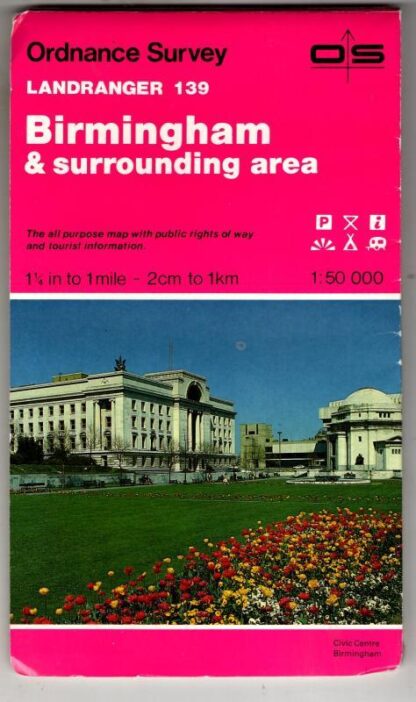 Landranger Sheet 139 Birmingham : Ordnance Survey