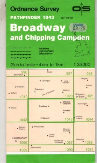 Pathfinder Sheet 1043 Broadway and Chipping Campden : Ordnance Survey