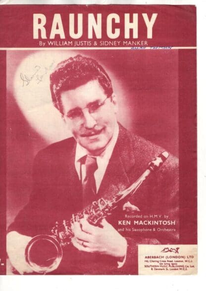 Raunchy Sheet Music:William Justis & Sidney Manker