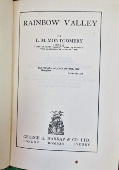 Rainbow Valley : L. M.Montgomery - Image 2