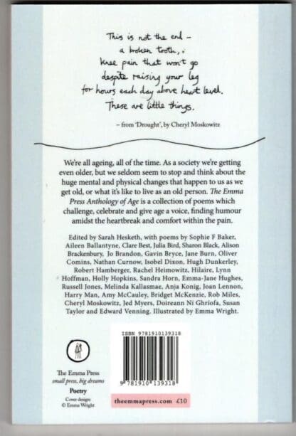 Emma Press Anthology of Age, The: Poems About Aging : Sarah Hesketh (ed) - Image 2