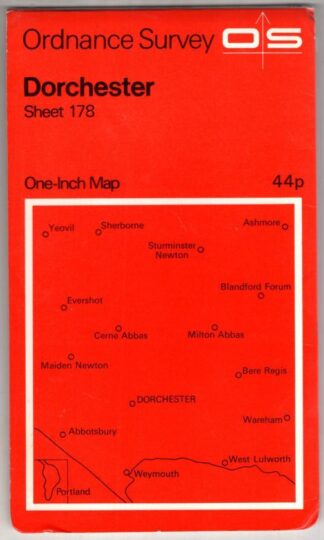 Dorchester Sheet 178 One-inch map:Ordnance Survey