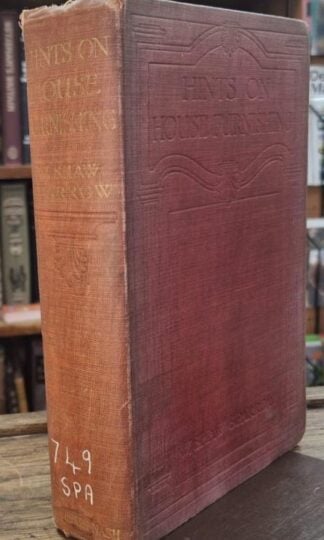 Hints On House Furnishing : Walter Shaw Sparrow