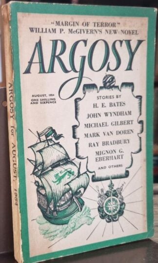Argosy August 1944 : H.E. Bates, John Wyndham, Ray Bradbury etc.