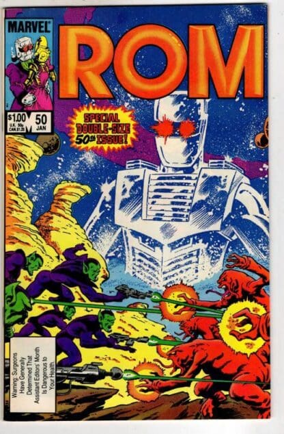 Rom Spaceknight #50 1984 : Bill Mantlo