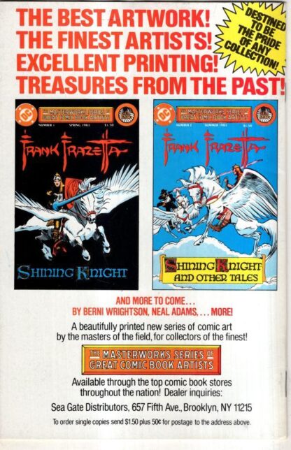DC Masterworks Shining Knight #1 : Frank Frazetta - Image 2