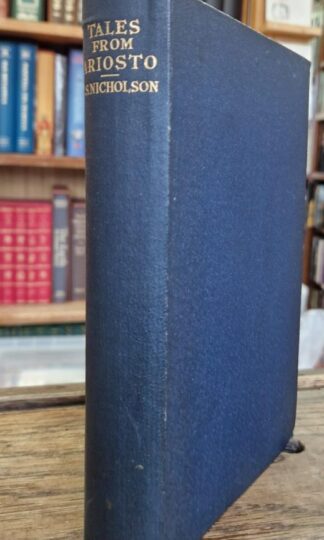 Tales From Ariosto : J. Shield Nicholson