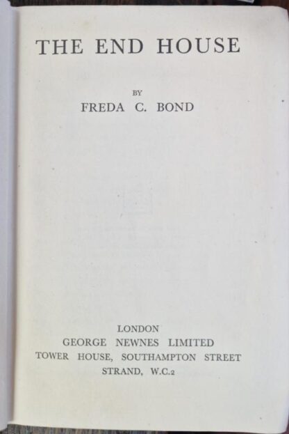 The End House : Freda C. Bond - Image 2