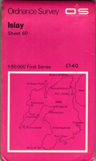 1:50,000 First Series Sheet 60 Islay : Ordnance Survey