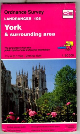 Landranger Sheet 105 York : Ordnance Survey