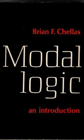 Modal Logic: An Introduction : Brian F. Chellas