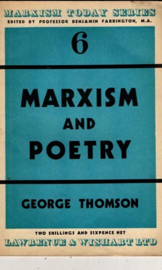 Marxism and Poetry : George Thomson