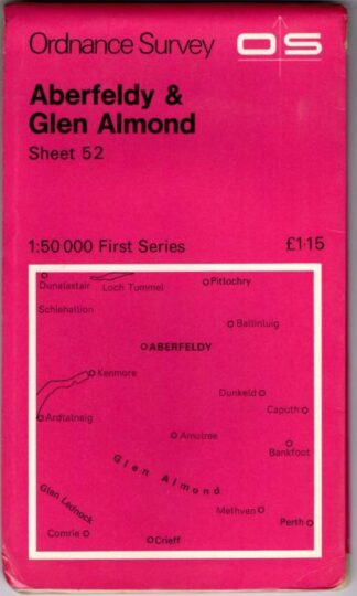 1:50,000 First Series Sheet 52 Aberfeldy & Glen Almond : Ordnance Survey