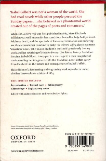 The Doctor's Wife : Mary Elizabeth Braddon - Image 2