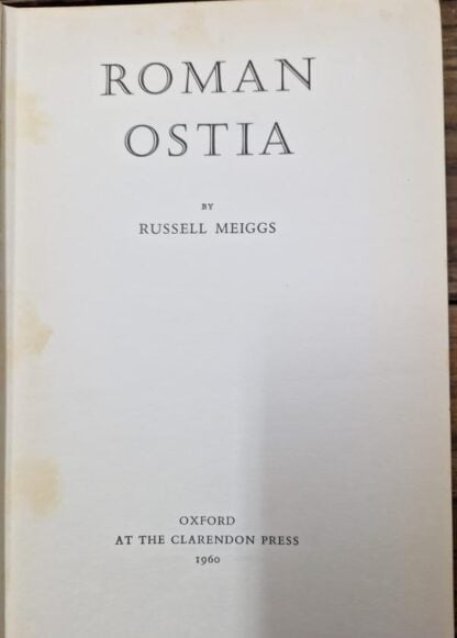 Roman Ostia : Russell Meiggs - Image 2