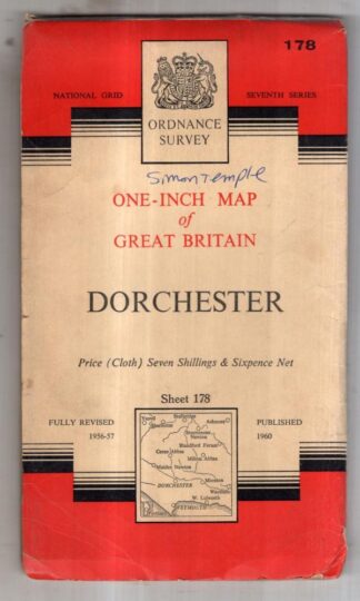 One-Inch Map sheet 178 Dorchester : Ordnance Survey