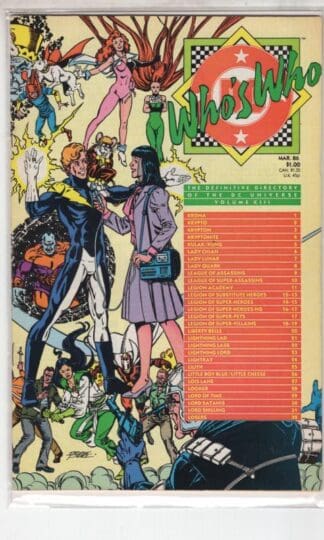 Who's Who Mar. '86:DC Comics