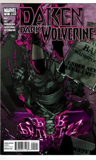 Daken: Dark Wolverine #5 2011 : Dan Way & Marjorie Liu