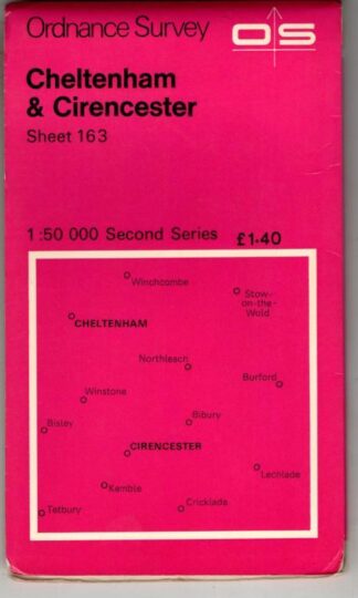 1:50,000 Second Series Sheet 163 Cheltenham & Cirencester : Ordnance Survey
