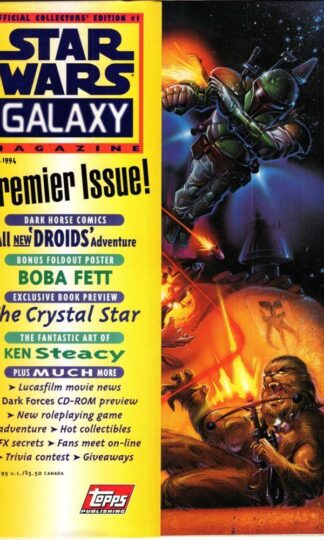 Star Wars Galaxy Premier Issue with 2 cards and poster : Topps